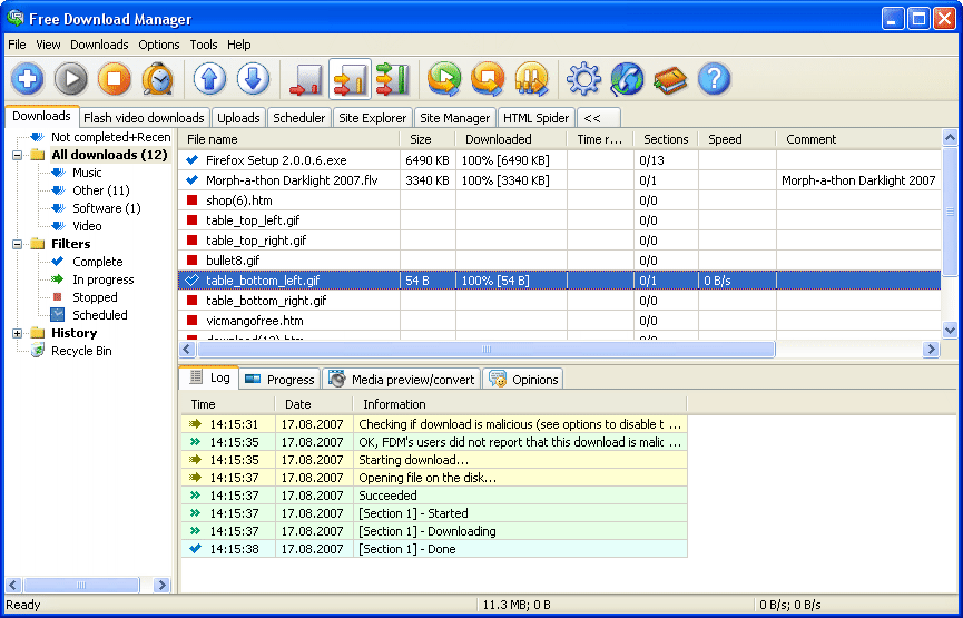 تحميل برنامج Free Download Manager للكمبيوتر