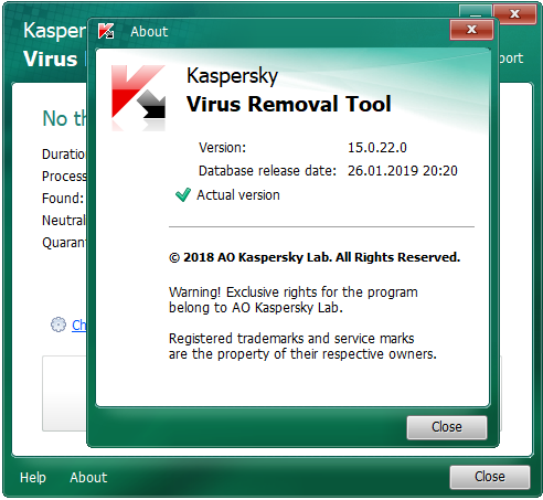 تحميل برنامج Kaspersky Virus Removal Tool