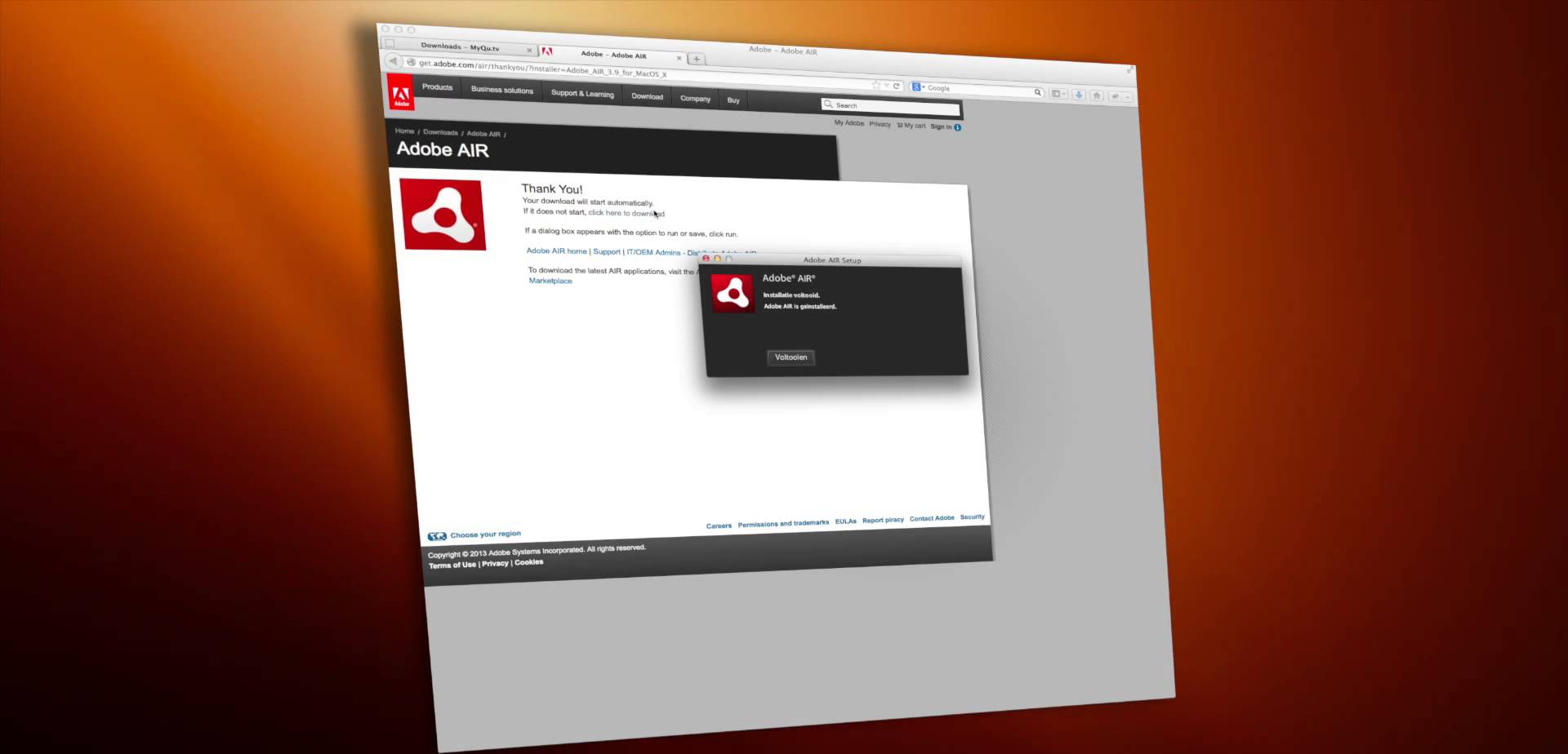 Adobe AIR 50.2.3.5 instal